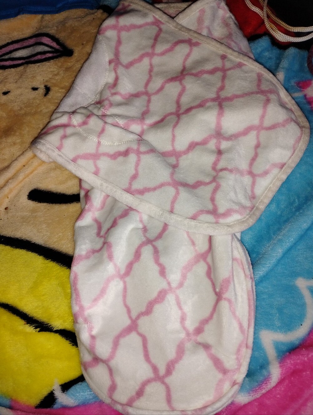 aden + anais Pink and White Floral Baby Swaddle/Sleep Sack